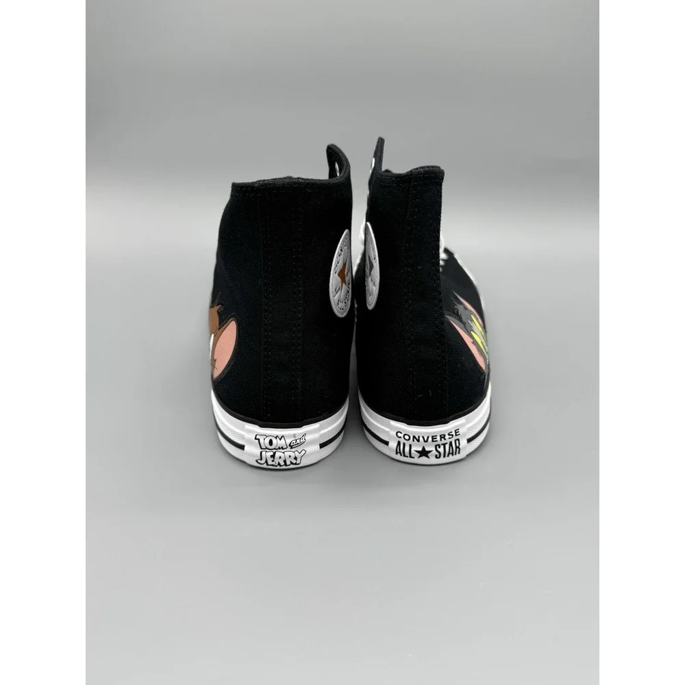 Converse x Tom and Jerry Chuck Taylor All Star HI Black Men Unisex Shoes A15113C